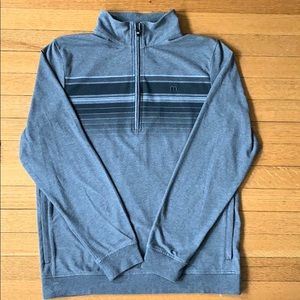 TRAVISMATHEW TRANSITIONS QUARTER ZIP PULLOVER (M)